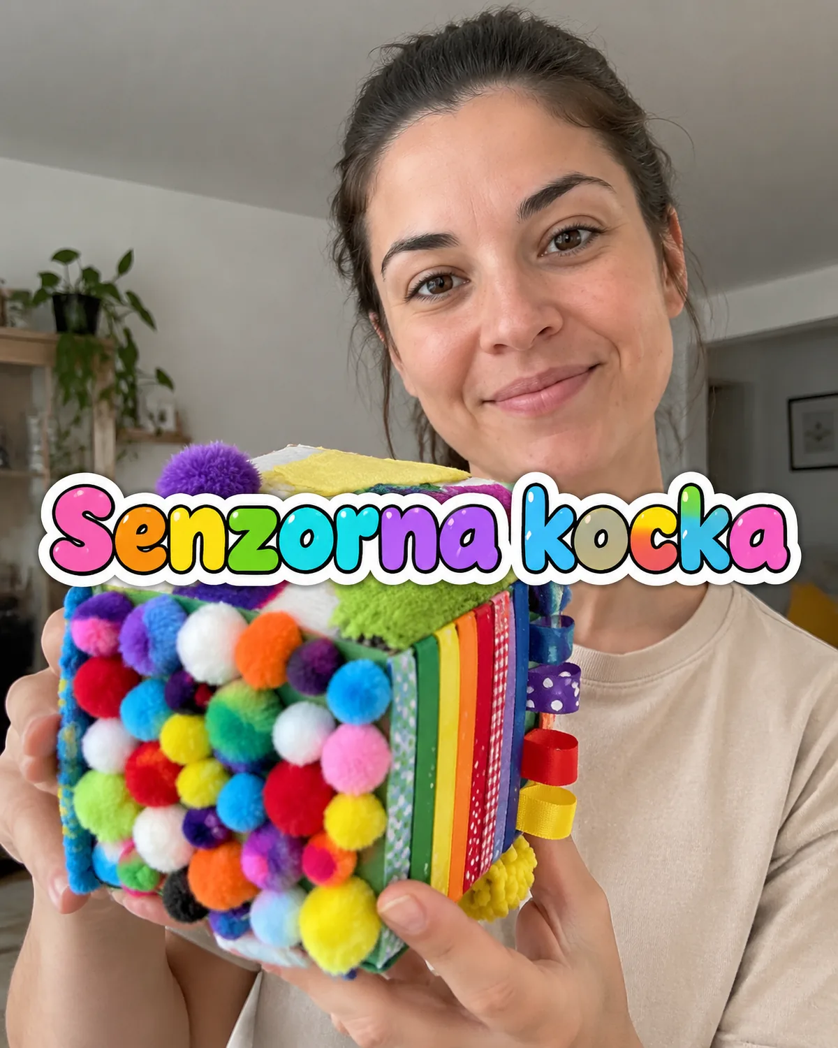 Ivana Marić s domaćom senzornom kockom