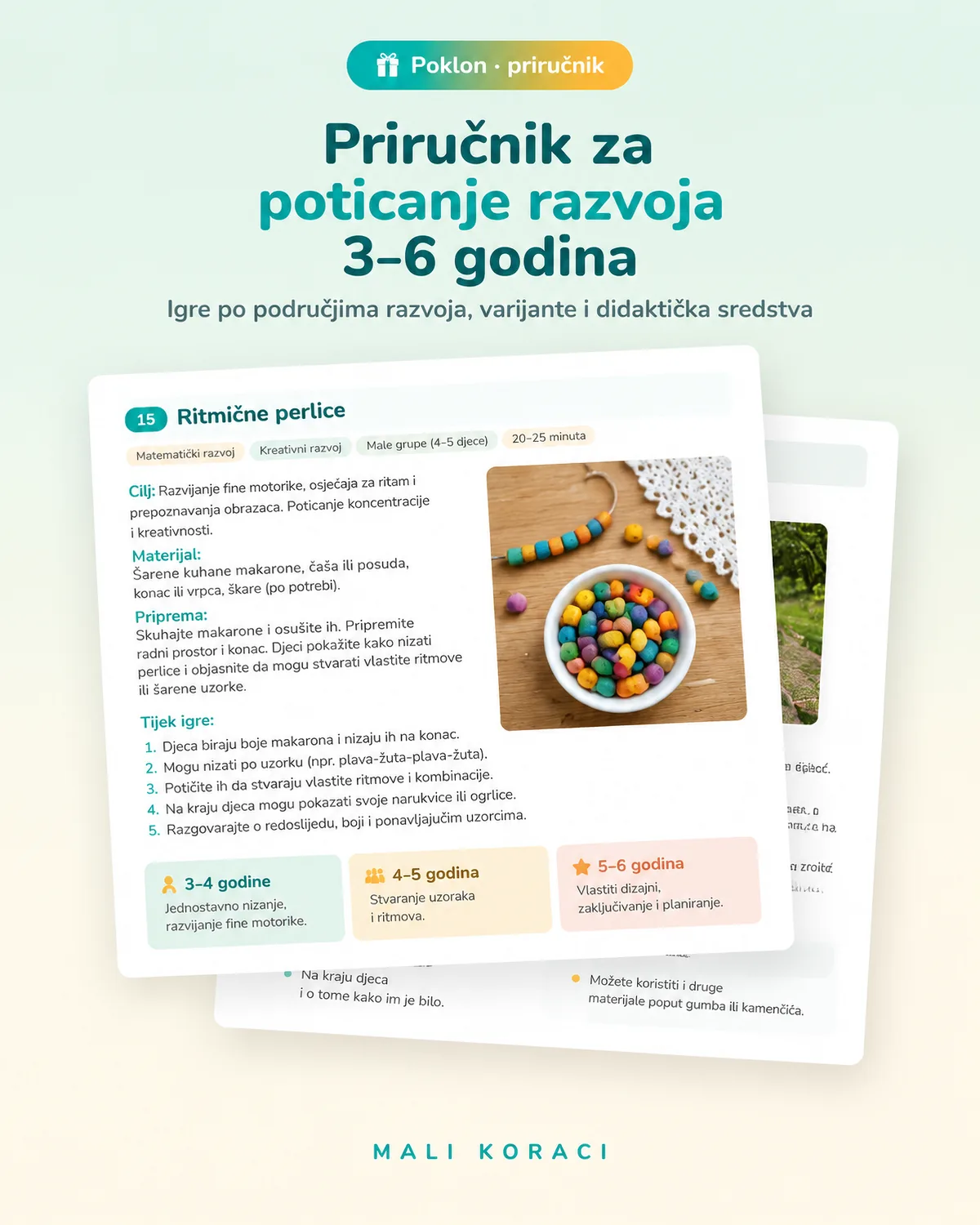Priručnik Poticanje razvoja djeteta od 3 do 6 godina i didaktička sredstva