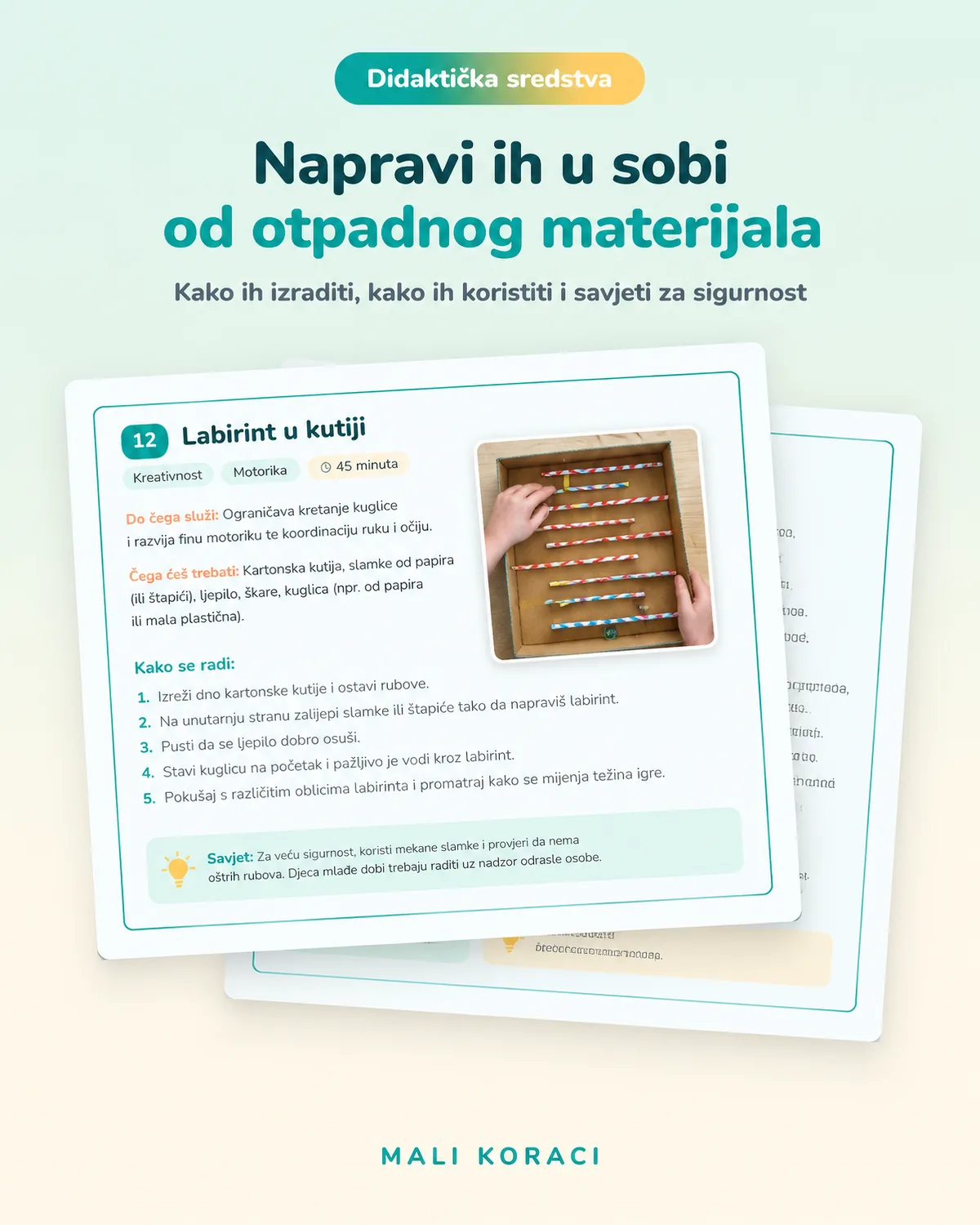 Didaktičko sredstvo za izradu u sobi